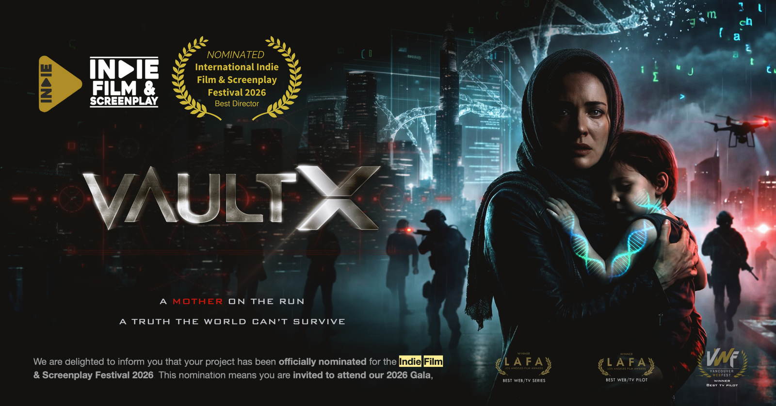 Vault X — Indie Film & Screenplay Festival Nomination